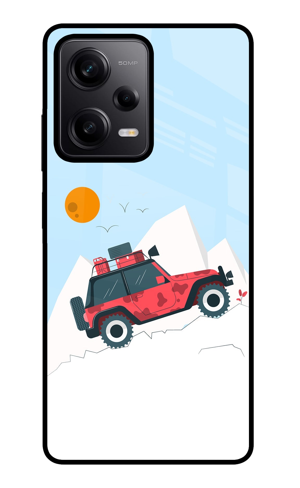 Mountain Trail Beast Poco X5 5G Glass Case