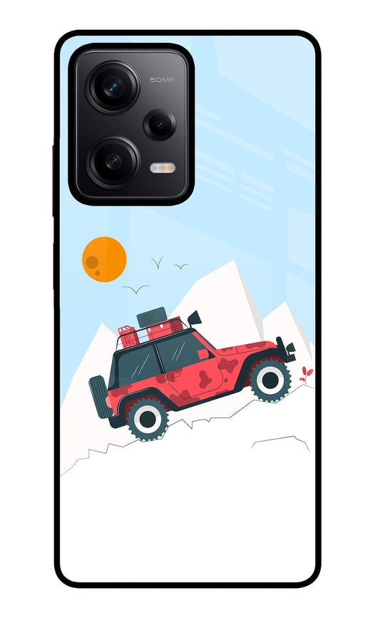 Mountain Trail Beast Poco X5 5G Glass Case