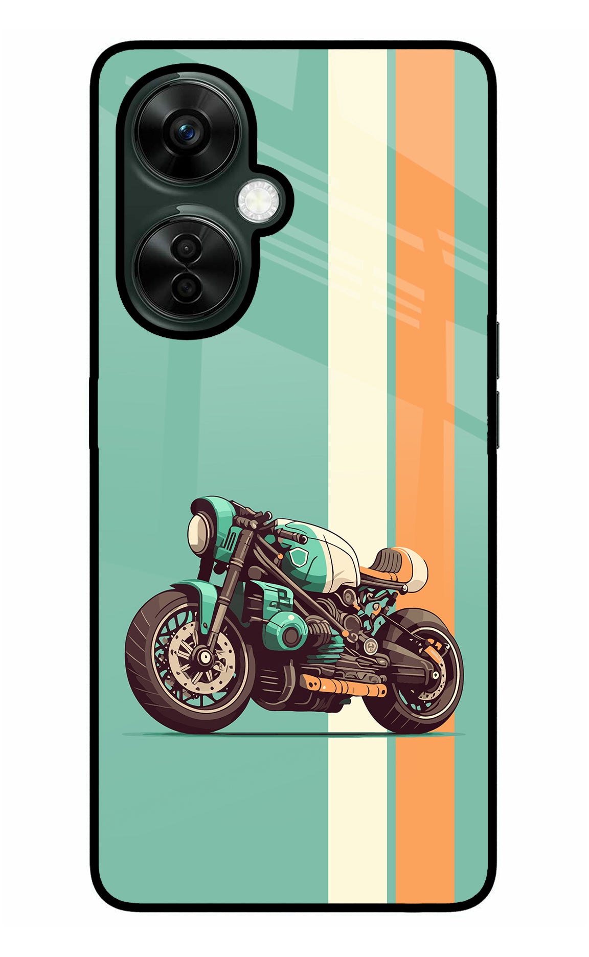 Striped Moto Drift OnePlus Nord CE 3 Lite 5G Back Cover