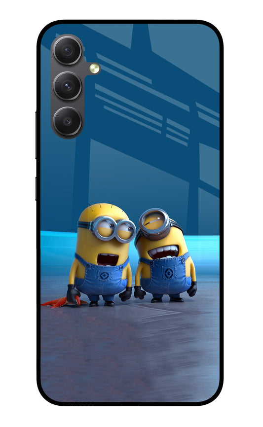 Minion Laughing Samsung A34 5G Back Cover