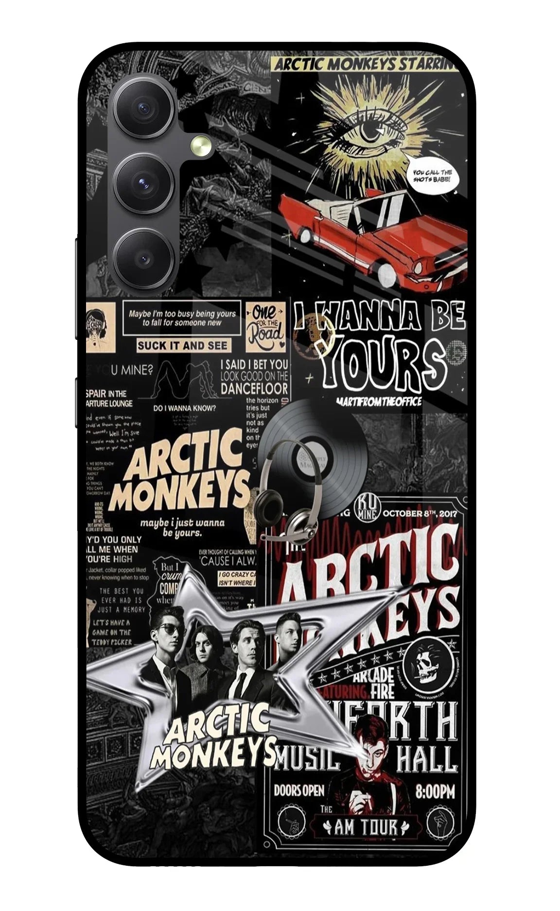 Arctic Monkeys Samsung A34 5G Glass Case
