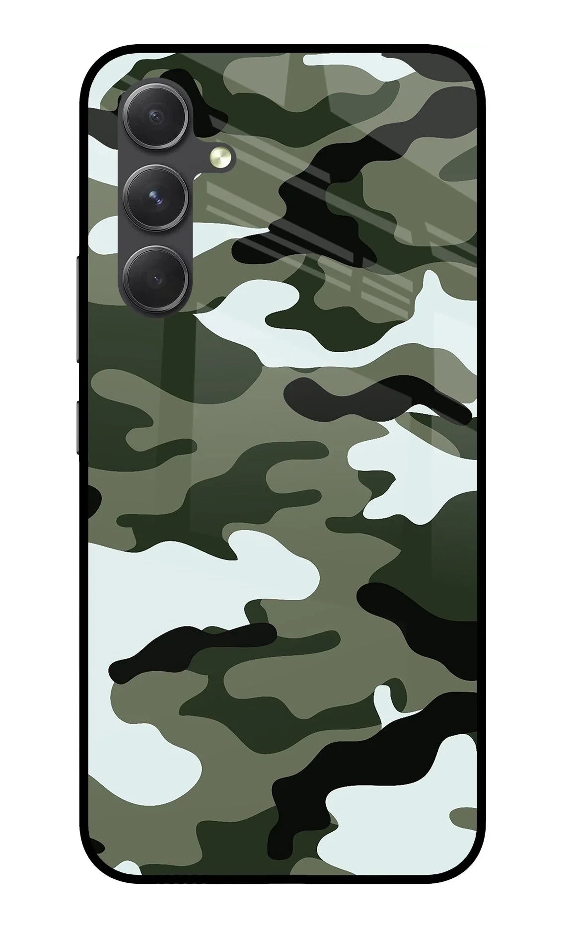 Camouflage Samsung A54 5G Glass Case