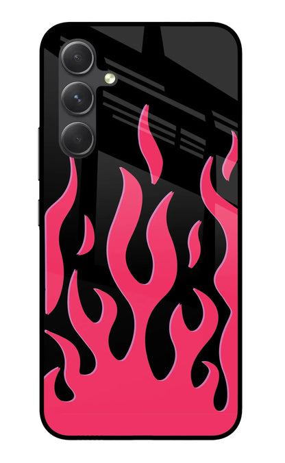 Fire Flames Samsung A54 5G Back Cover