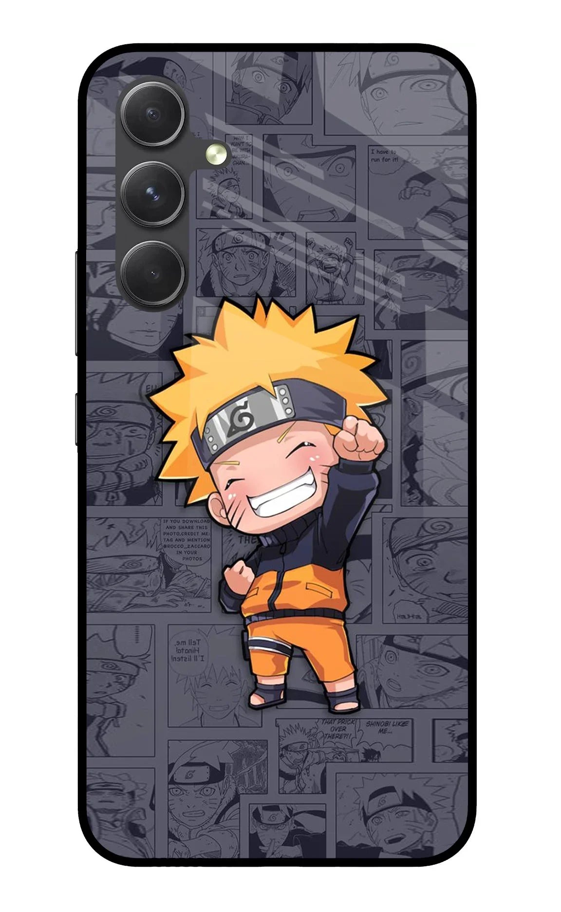Chota Naruto Samsung A54 5G Glass Case