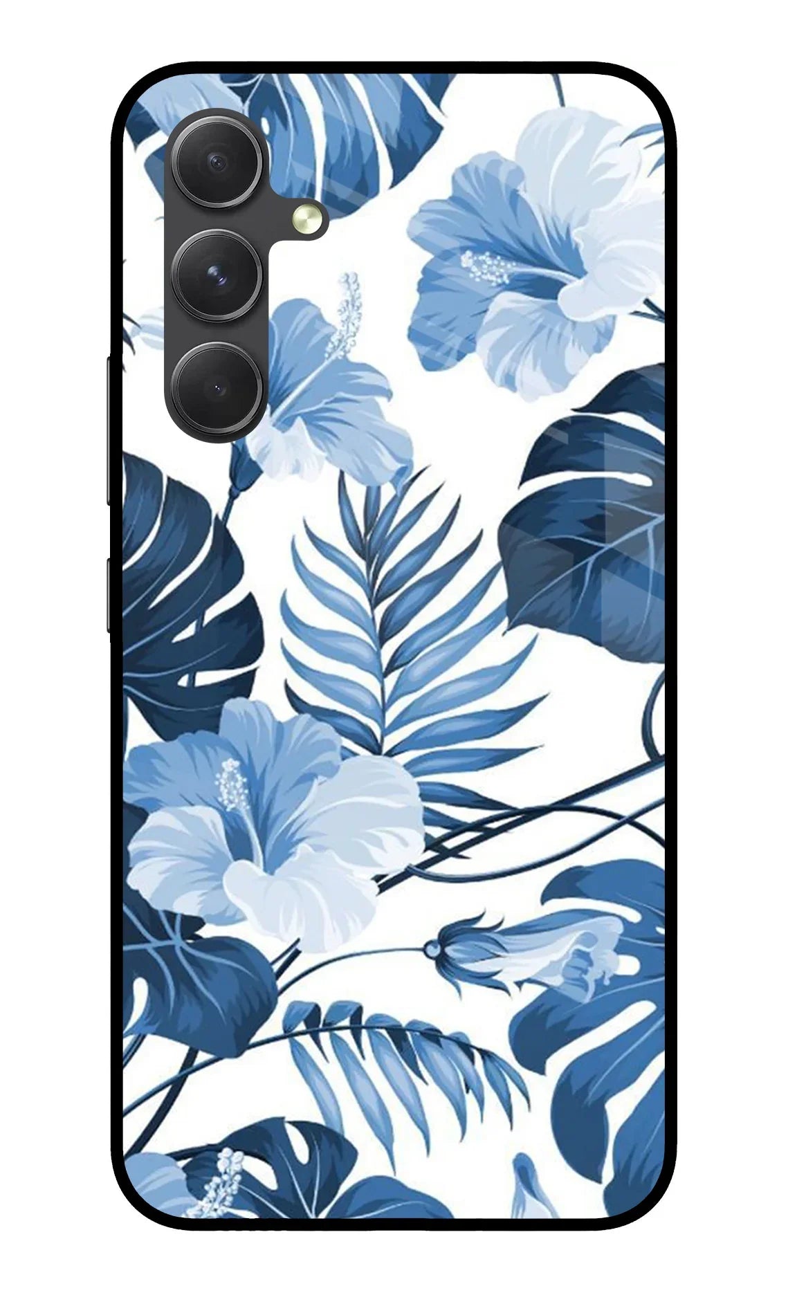 Fabric Art Samsung A54 5G Glass Case