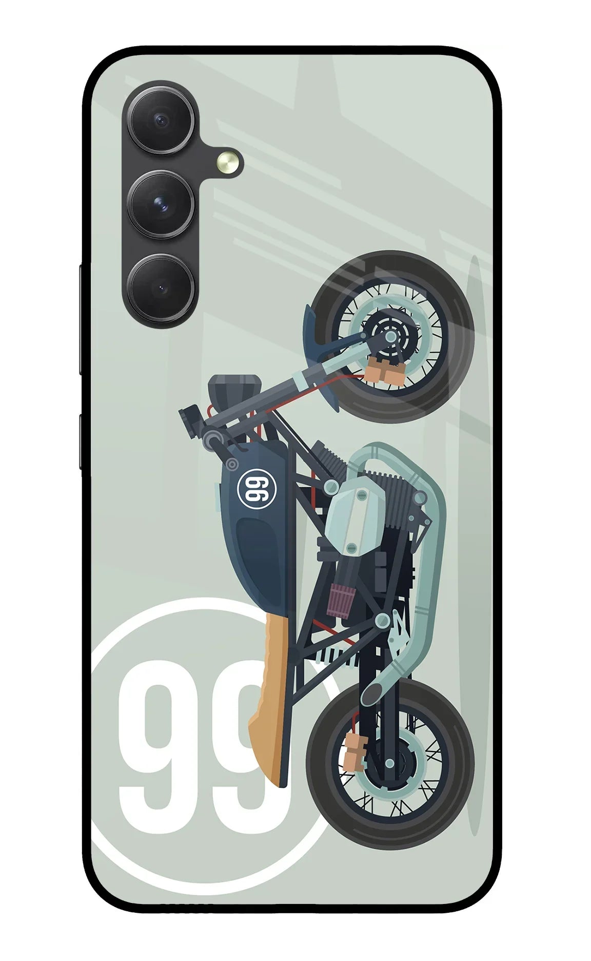 Classic Cafe Racer 99 Samsung A54 5G Glass Case