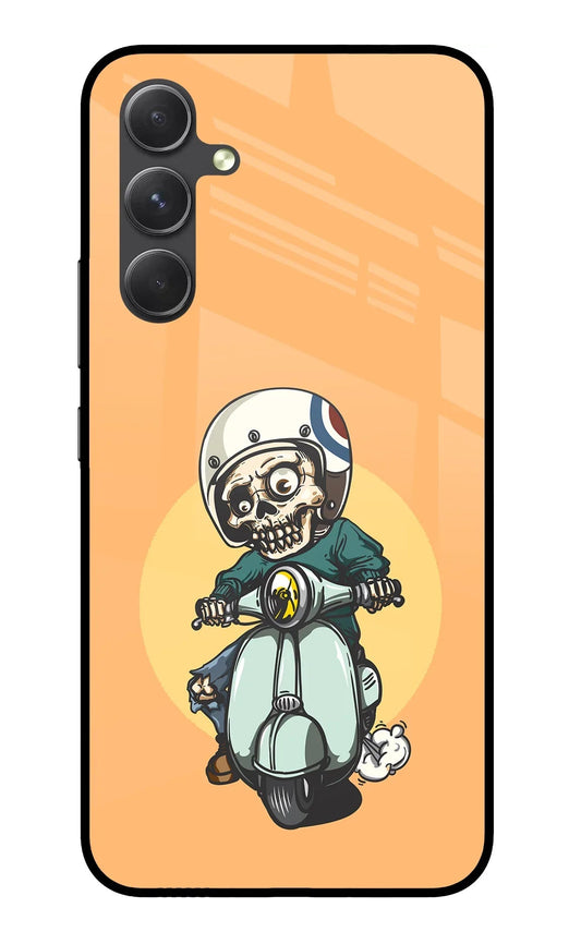 Undead Biker Samsung A54 5G Glass Case