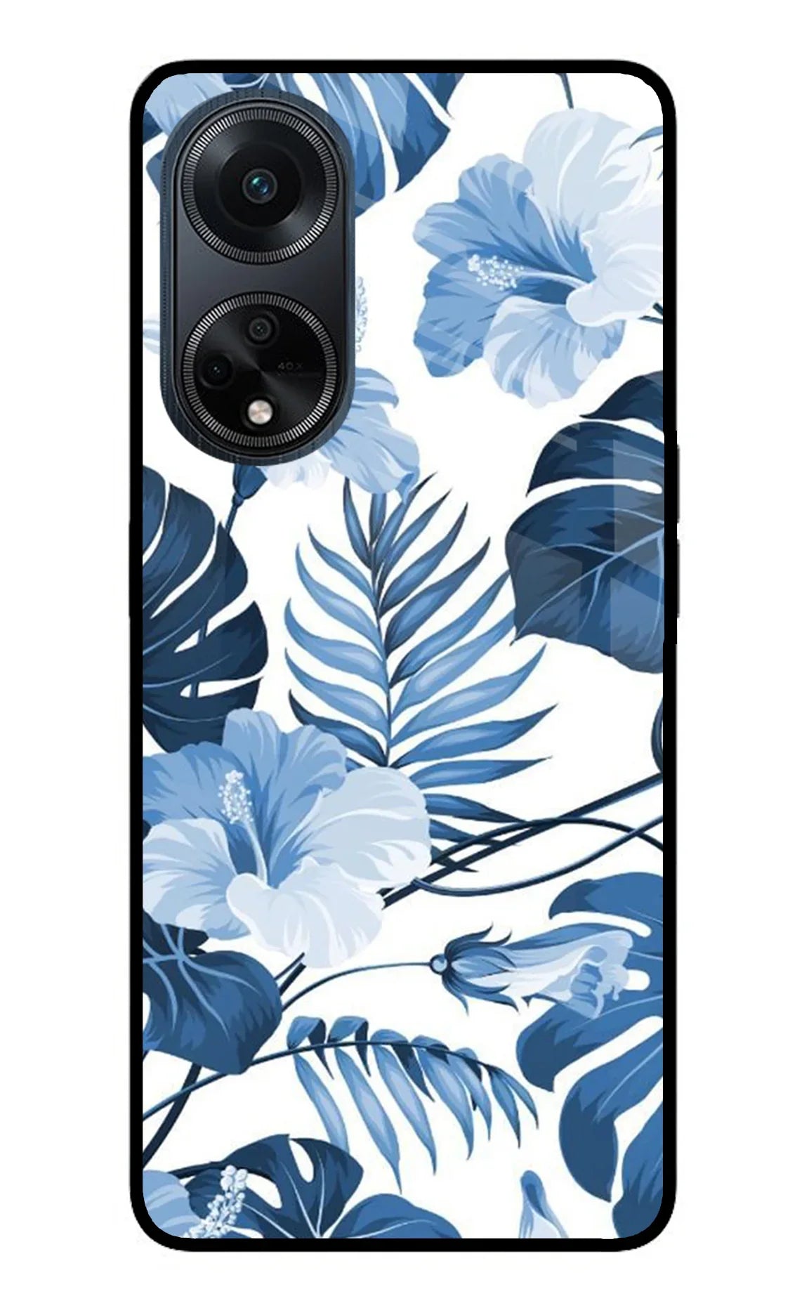 Fabric Art Oppo F23 Glass Case
