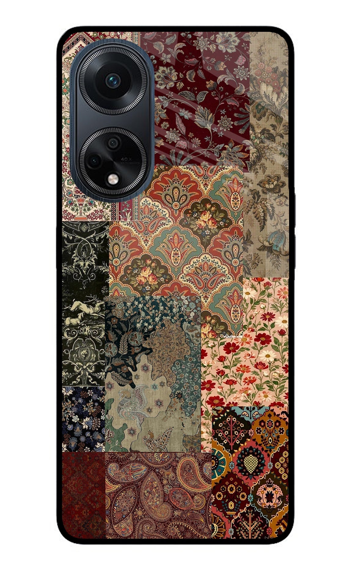 Desi Print Oppo F23 Glass Case