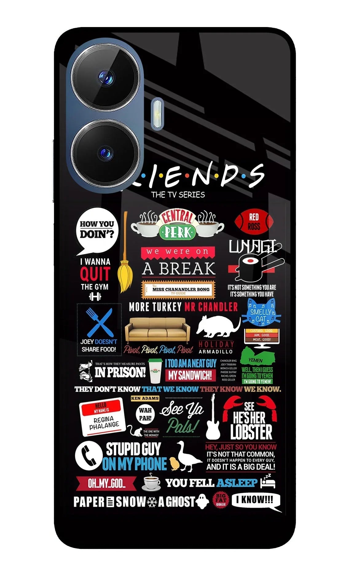 FRIENDS Realme C55/N55 Back Cover