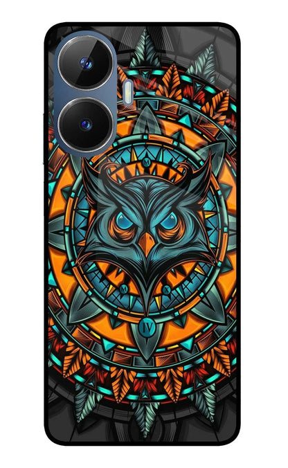 Angry Owl Art Realme C55/N55 Back Cover