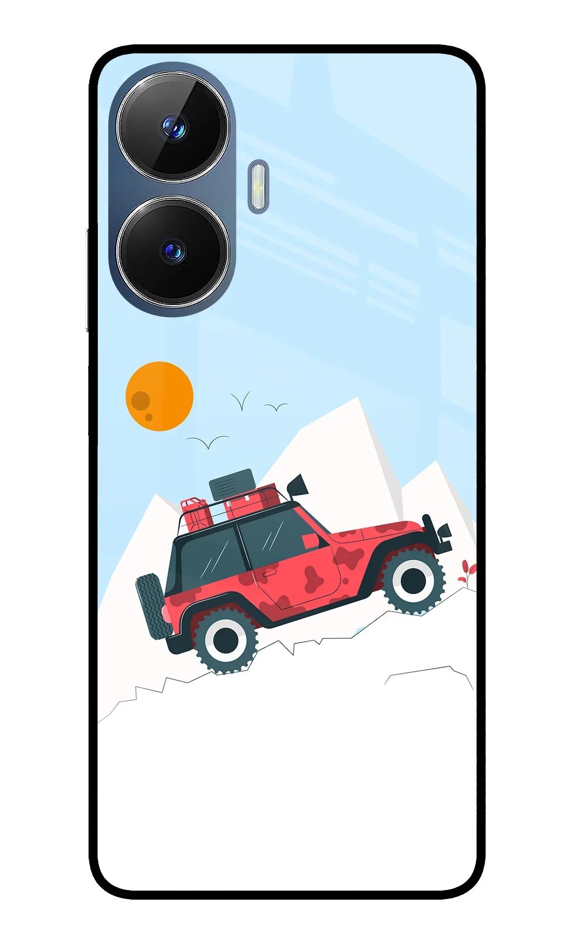 Mountain Trail Beast Realme C55/N55 Glass Case