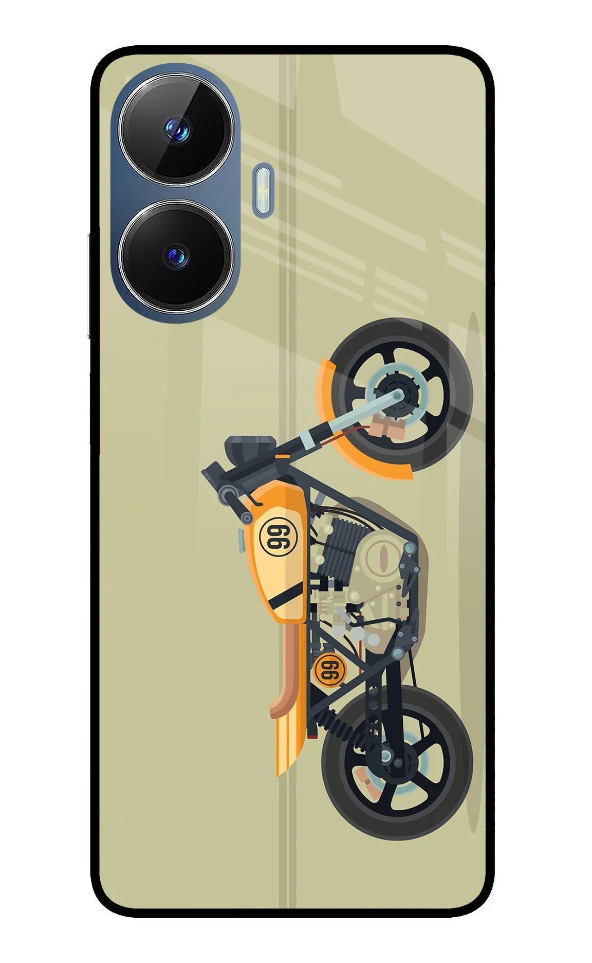 Vertical Speedster Realme C55/N55 Back Cover