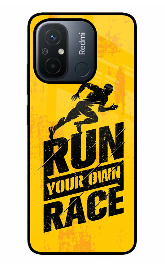 Run Your Own Race Redmi 12C Back Cover