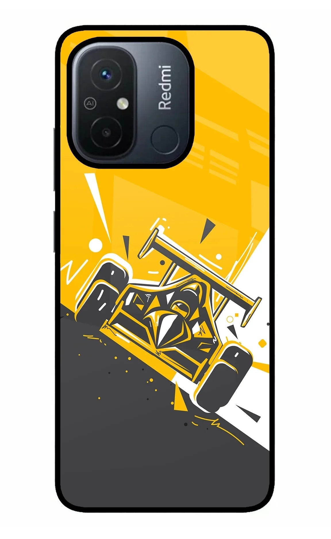 Track King Redmi 12C Glass Case