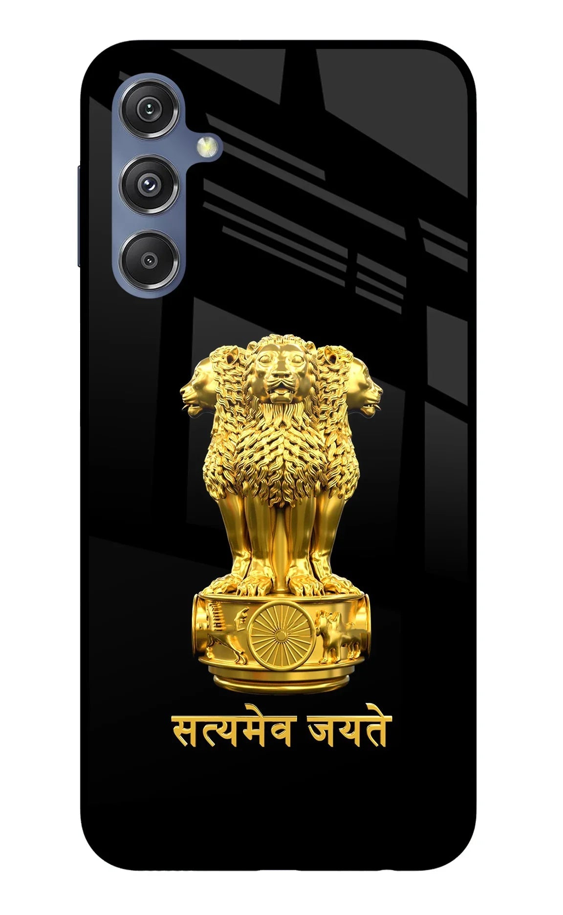 Satyamev Jayate Golden Samsung M34 5G/F34 5G Back Cover