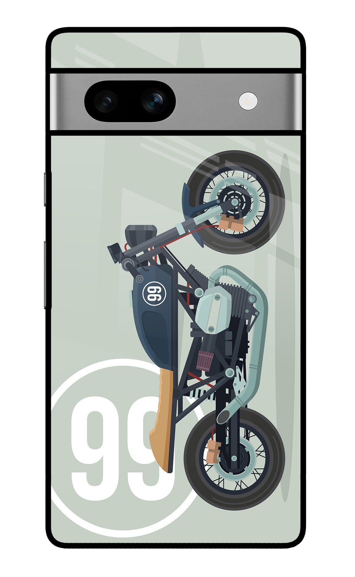 Classic Cafe Racer 99 Google Pixel 7A Back Cover