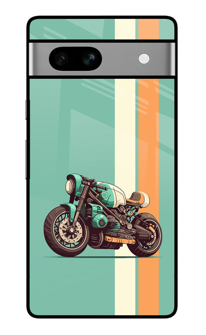 Striped Moto Drift Google Pixel 7A Back Cover
