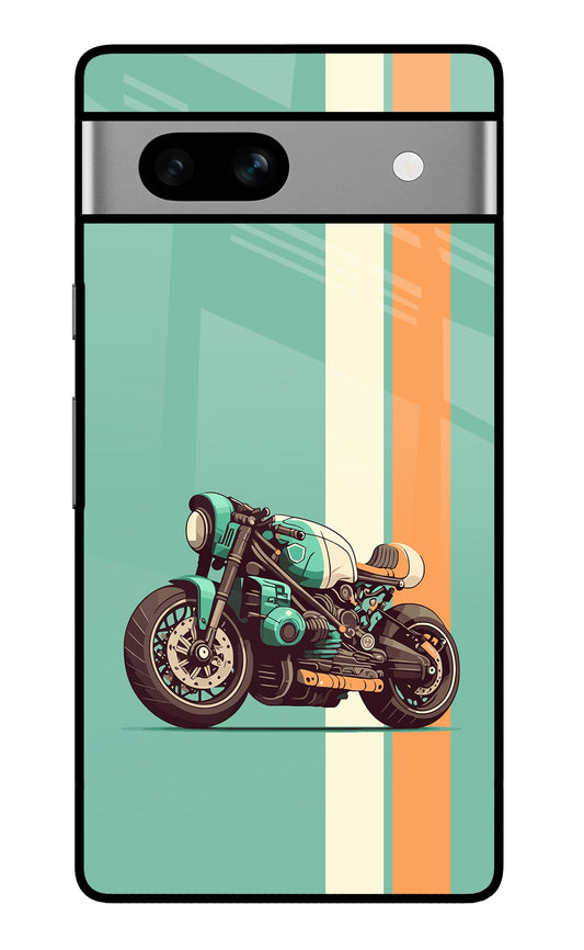 Striped Moto Drift Google Pixel 7A Back Cover