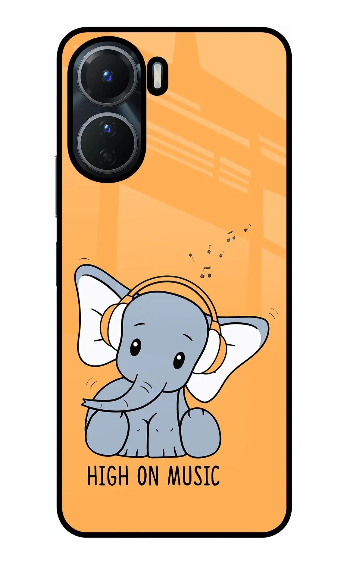 High On Music Vivo T2x 5G Glass Case
