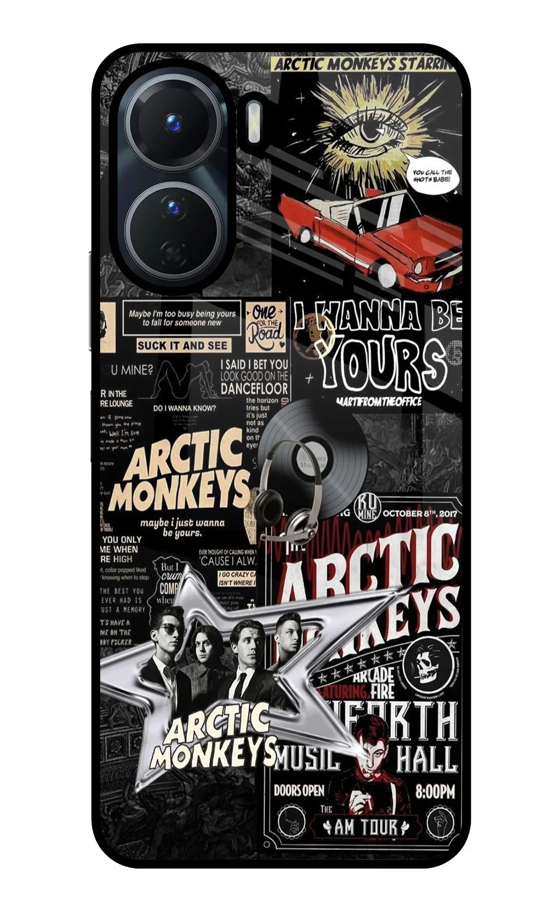 Arctic Monkeys Vivo T2x 5G Glass Case