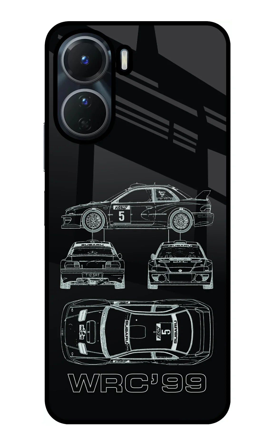 WRC'99 Vivo T2x 5G Glass Case