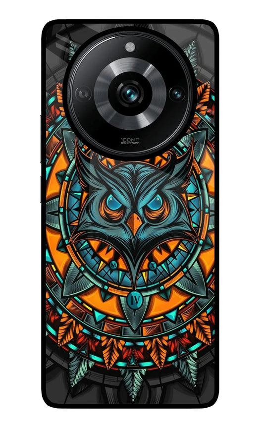 Angry Owl Art Realme Narzo 60 Pro Back Cover