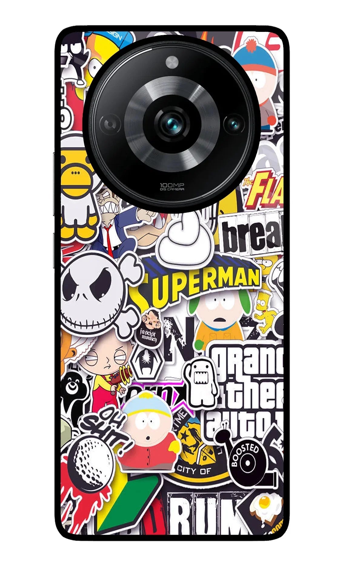 Sticker Bomb Realme Narzo 60 Pro Back Cover