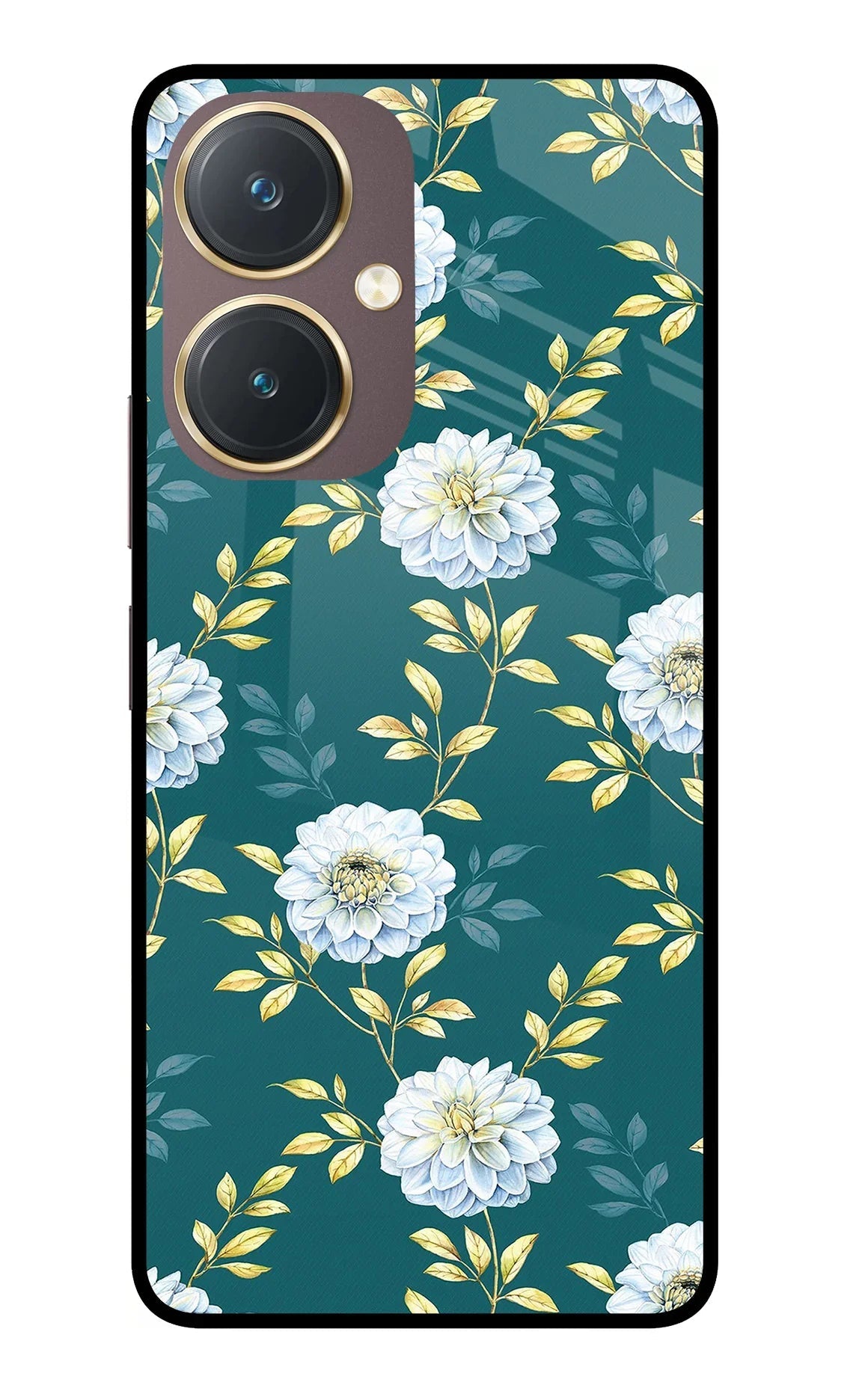 Flowers Vivo Y27 Back Cover
