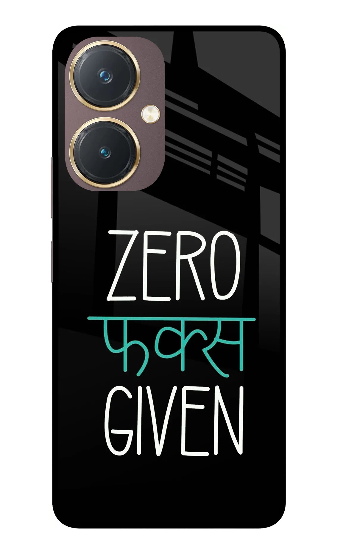 Zero Fucks Given Vivo Y27 Back Cover