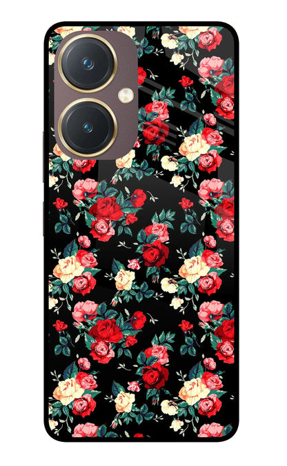 Rose Pattern Vivo Y27 Back Cover