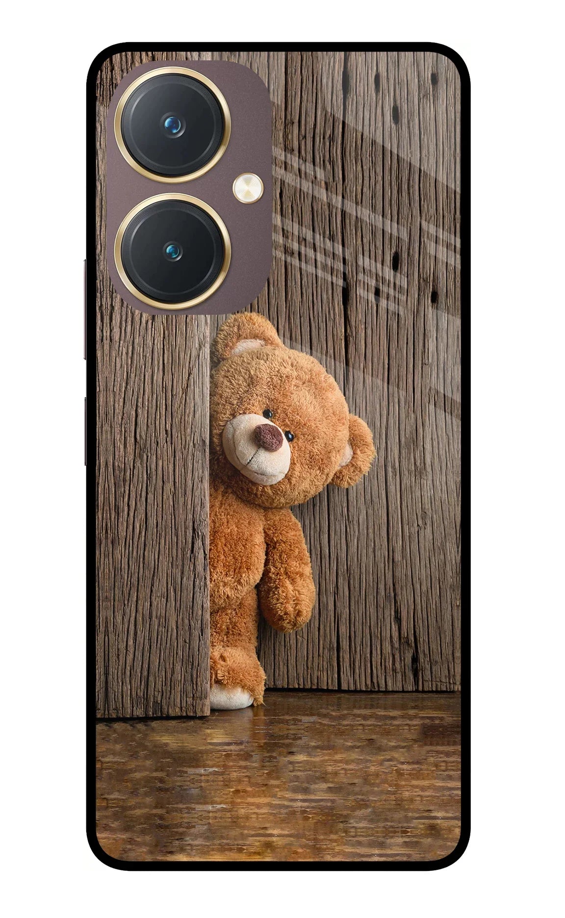 Teddy Wooden Vivo Y27 Back Cover