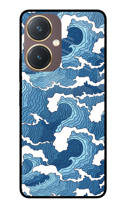 Blue Waves Vivo Y27 Back Cover