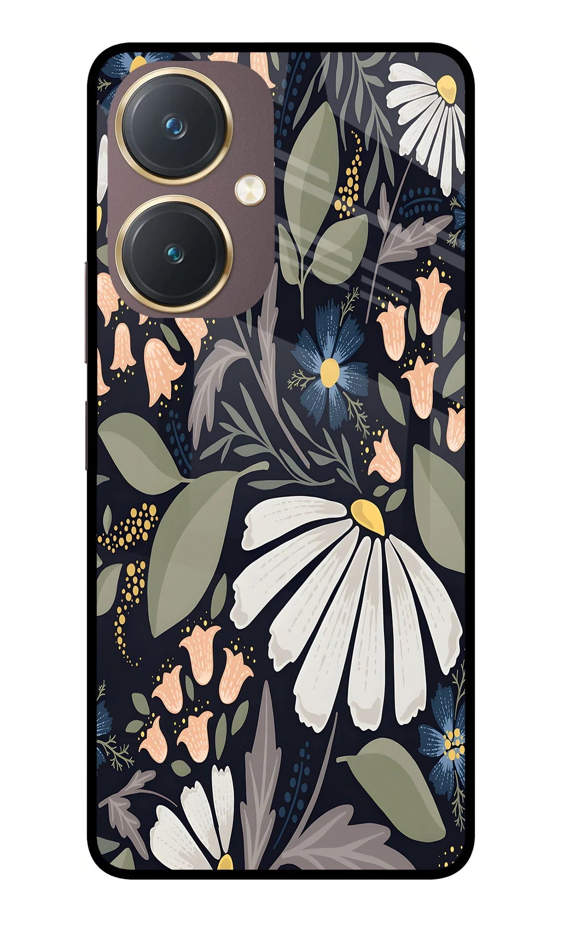 Flowers Art Vivo Y27 Back Cover