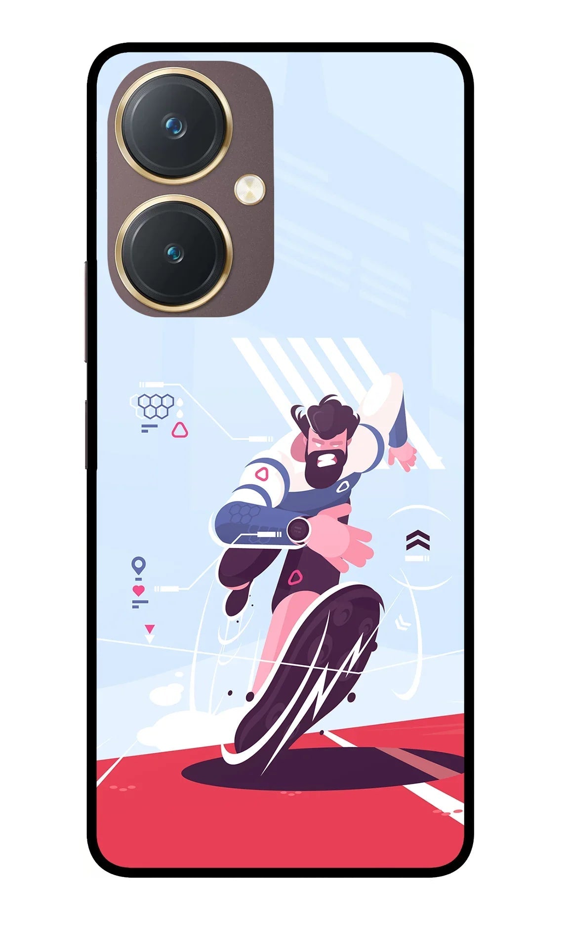 Run Pro Vivo Y27 Glass Case