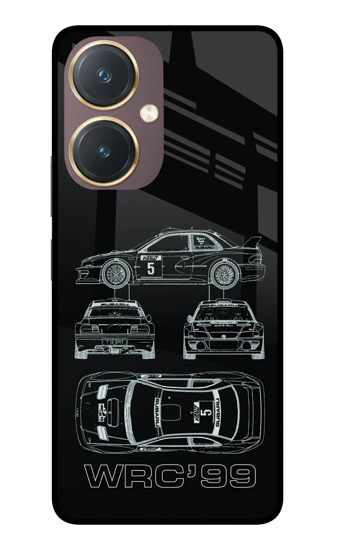 WRC'99 Vivo Y27 Glass Case