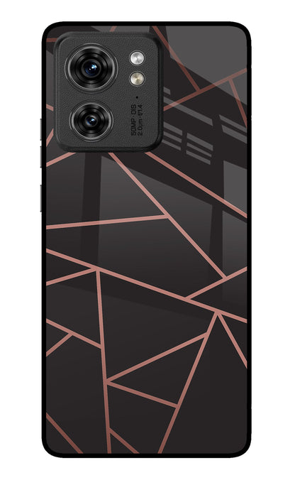 Geometric Pattern Moto Edge 40 Back Cover