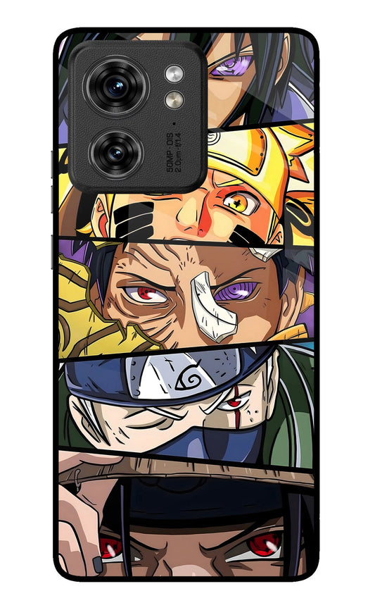 Naruto Character Moto Edge 40 Back Cover