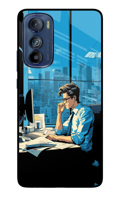 Focused Hustler (AI Generated) Moto Edge 30 Back Cover
