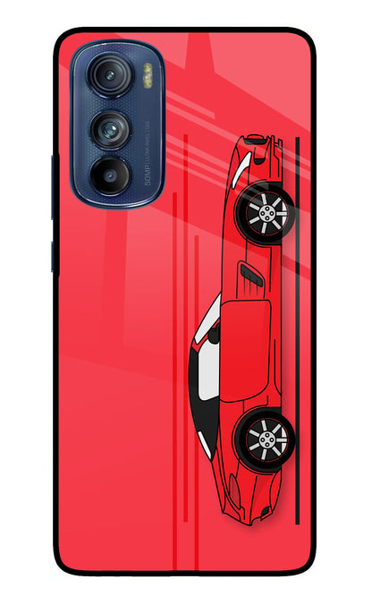 Red Velocity Moto Edge 30 Back Cover