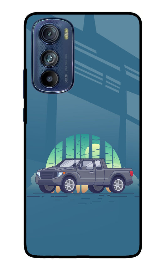 Retro Garage Vibe Moto Edge 30 Back Cover