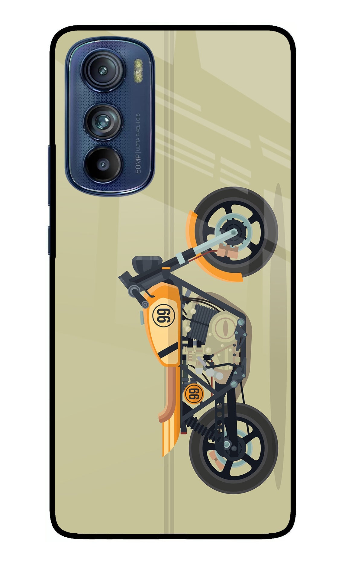 Vertical Speedster Moto Edge 30 Back Cover
