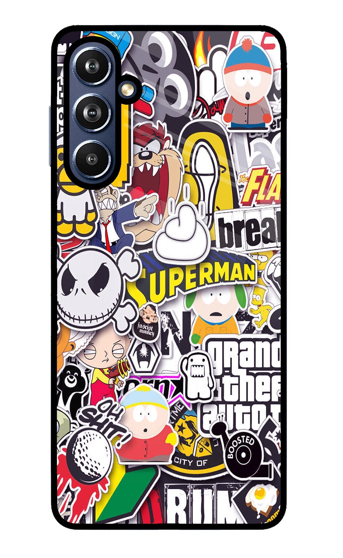 Sticker Bomb Samsung F54 5G Back Cover