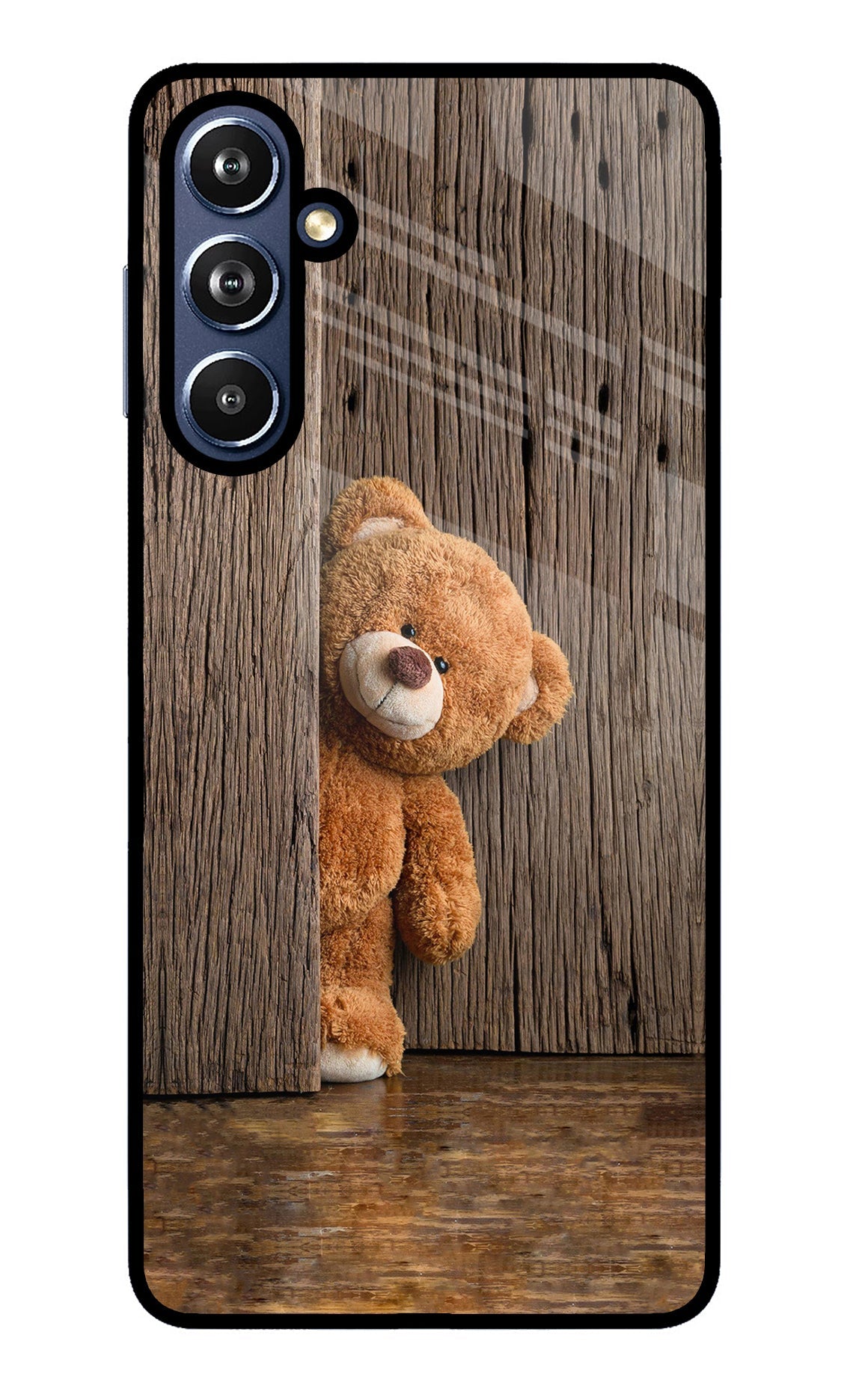 Teddy Wooden Samsung F54 5G Back Cover