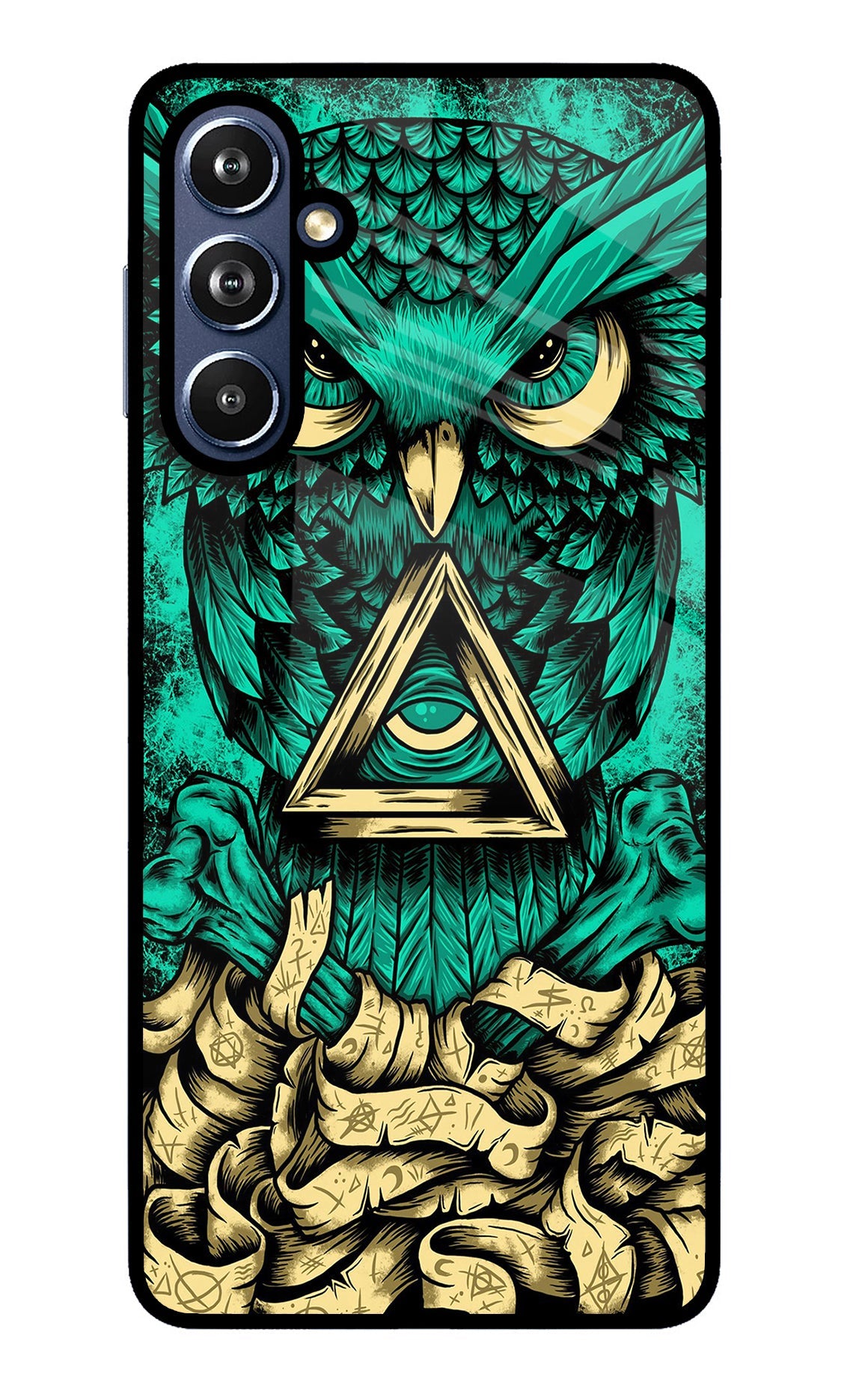 Green Owl Samsung F54 5G Back Cover