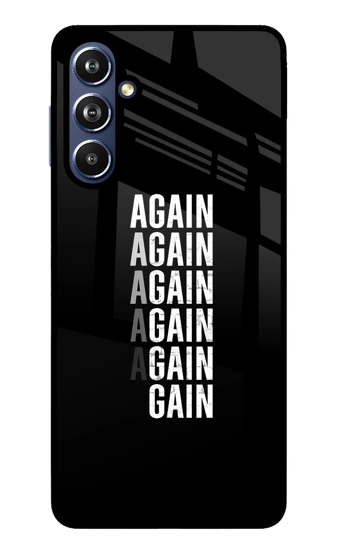 Again Again Gain Samsung F54 5G Glass Case