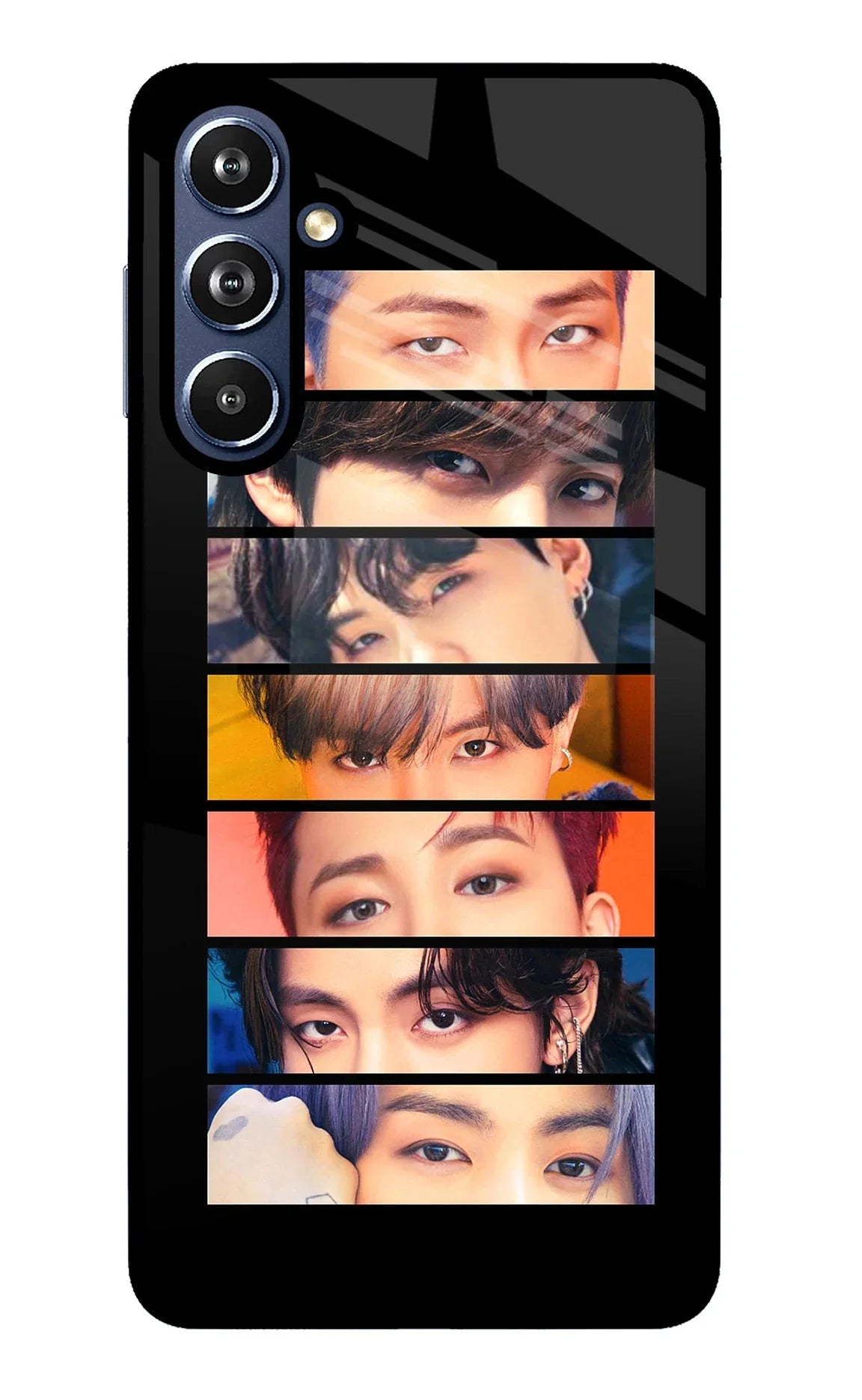 BTS Eyes Samsung F54 5G Glass Case