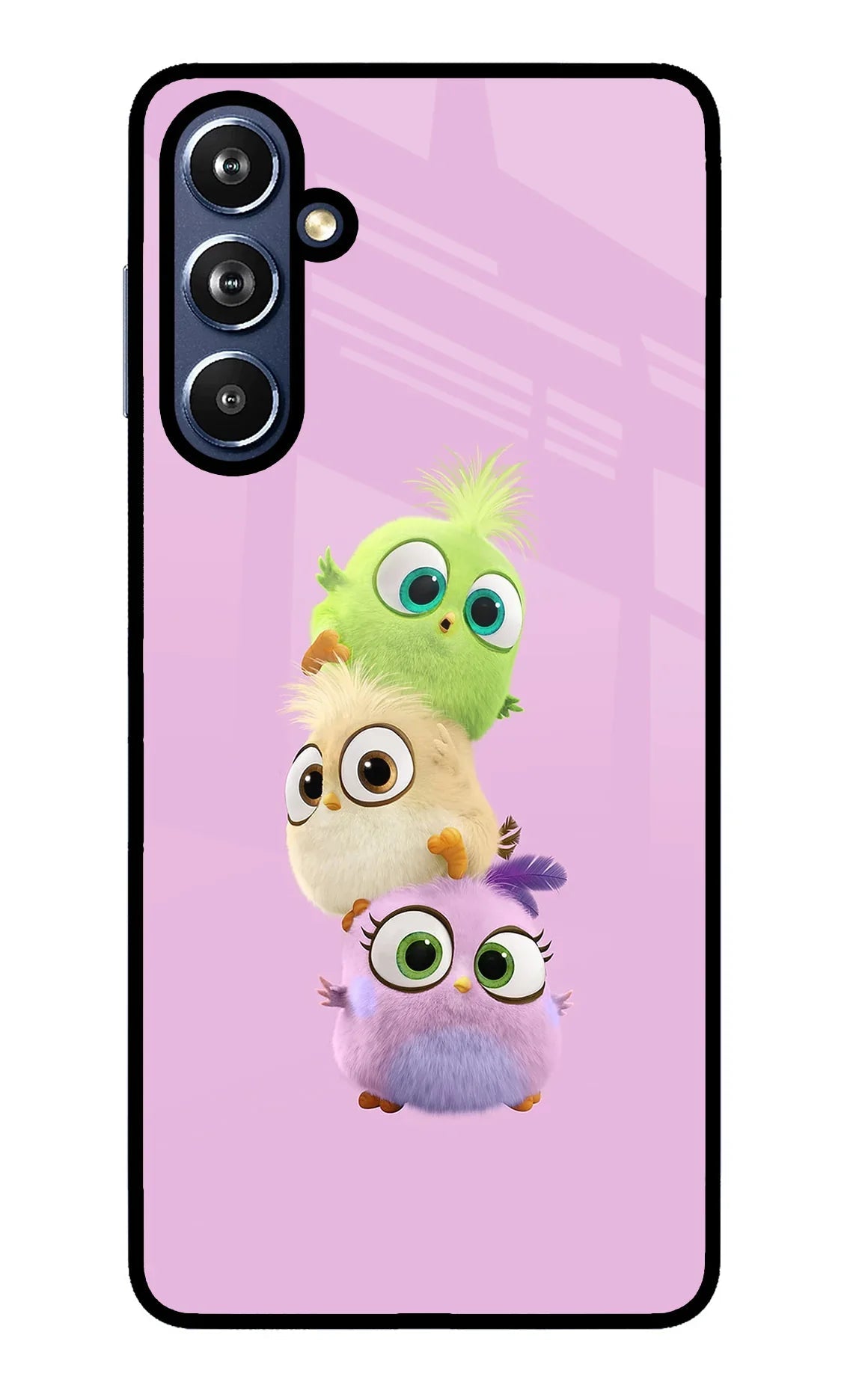 Cute Little Birds Samsung F54 5G Glass Case
