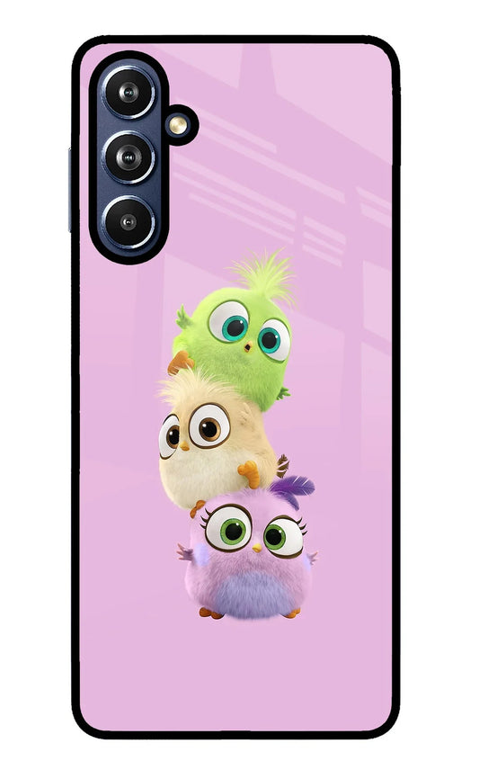 Cute Little Birds Samsung F54 5G Glass Case