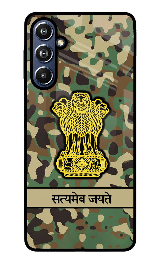 Satyamev Jayate Army Samsung F54 5G Glass Case